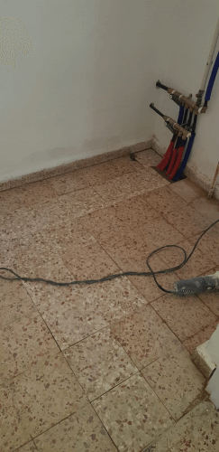 החלפת צנרת כולל פתיחה וסגירת אריחים 1